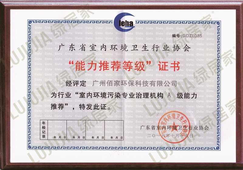 &ldquo;能力推薦等級(jí)&rdquo;證書